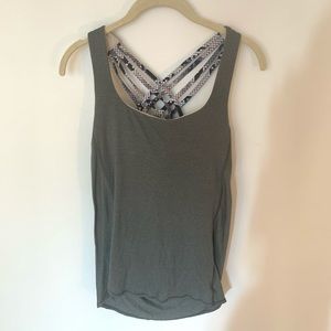 Lululemon Olive Green Wild Tank, size 4